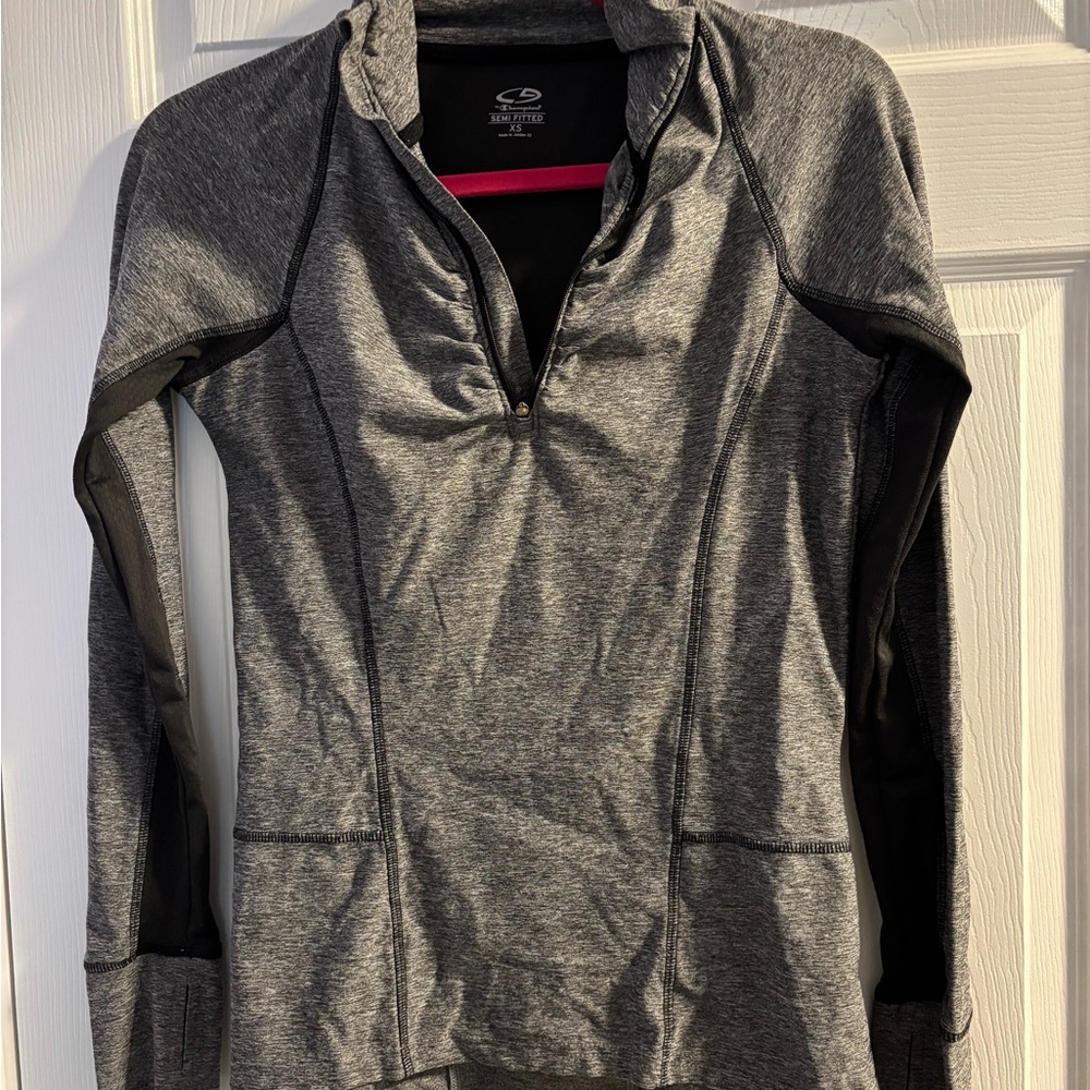 Champion Heather Gray Zip-Up Jacket